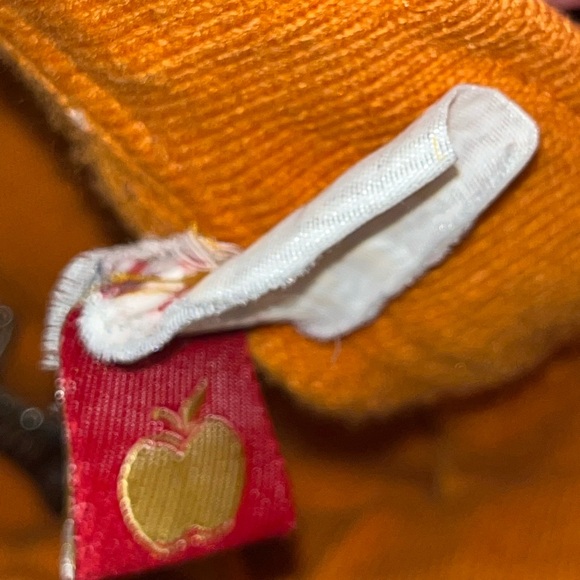 Apple Bottoms ~ Orange Embroidered Pants ~ Orange ~ Stretch ~ L - Picture 7 of 16